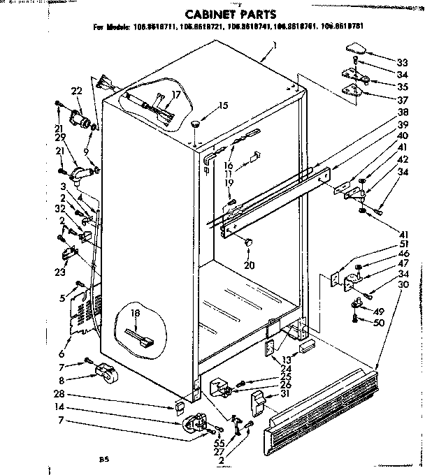 CABINET PARTS