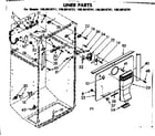 Kenmore 1068618721 liner parts diagram