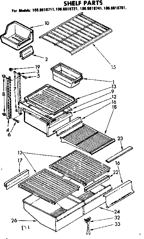 SHELF PARTS