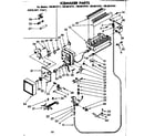 Kenmore 1068618721 icemaker parts diagram