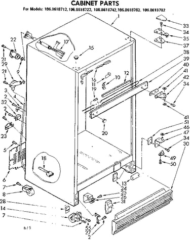 Cabinet parts