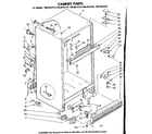 Kenmore 1068618723 cabinet parts diagram