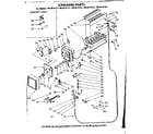 Kenmore 1068618713 icemaker parts diagram