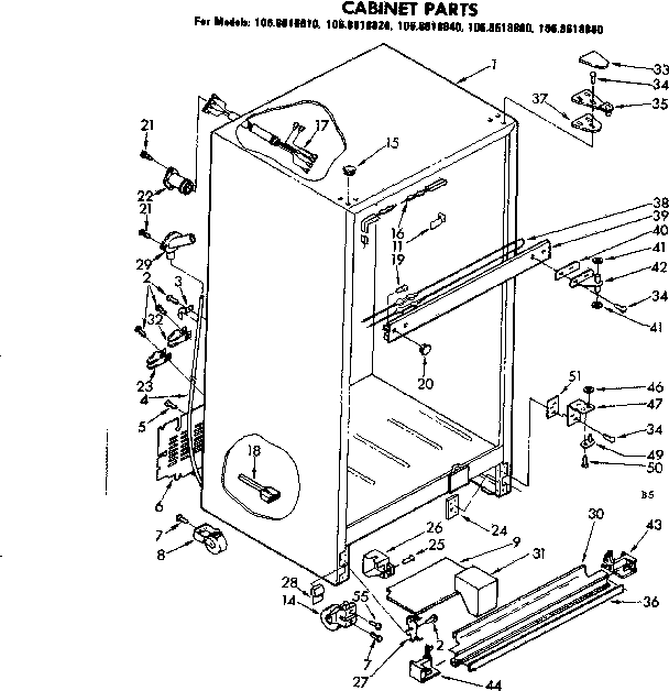 Cabinet parts