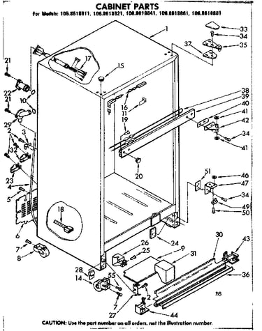 Cabinet parts