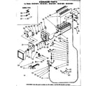Kenmore 1068618861 icemaker parts diagram