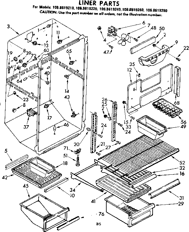 Liner parts