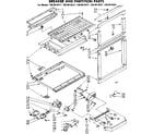 Kenmore 1068619221 breaker and partition parts diagram