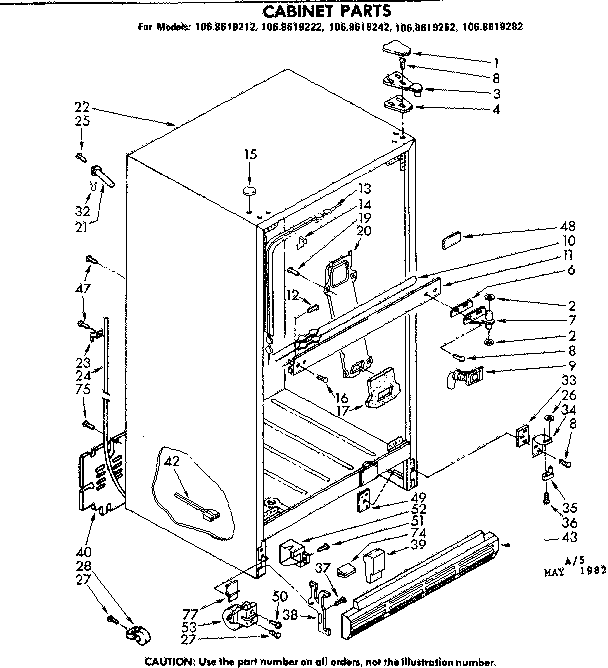 CABINET PARTS