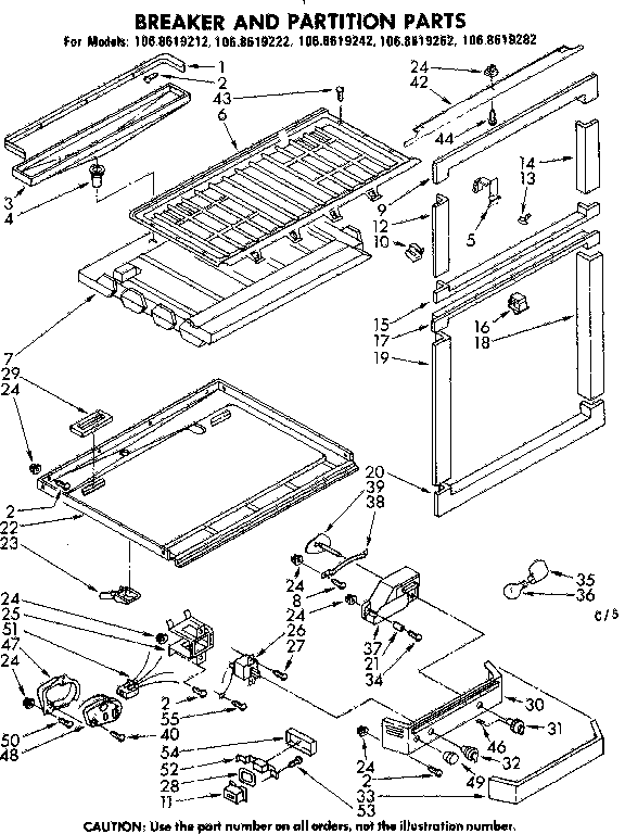 BREAKER AND PARTITION PARTS