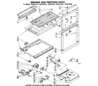 Kenmore 1068619282 breaker and partition parts diagram