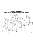 Freezer door parts