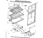 Kenmore 1068619660 breaker and partition parts diagram