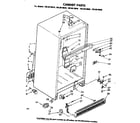 Kenmore 1068619660 cabinet parts diagram