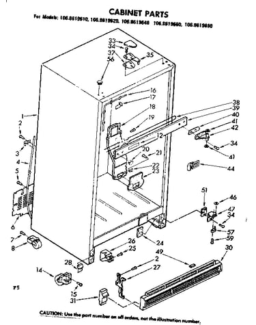 Cabinet parts