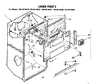 Kenmore 1068619660 liner parts diagram