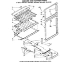 Kenmore 1068619612 breaker and partition parts diagram