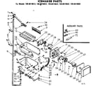 Kenmore 1068619622 icemaker parts diagram