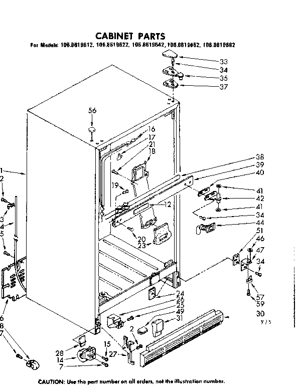 CABINET PARTS