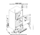 Kenmore 1068619682 cabinet parts diagram