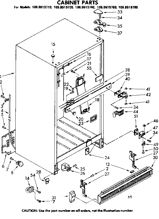 Cabinet parts