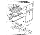Kenmore 1068619760 breaker and partition parts diagram