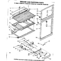 Kenmore 1068619710 breaker and partition parts diagram