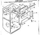 Kenmore 1068619761 liner parts diagram