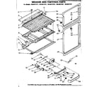 Kenmore 1068619781 breaker and partition parts diagram