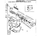 Kenmore 1068619711 icemaker parts diagram