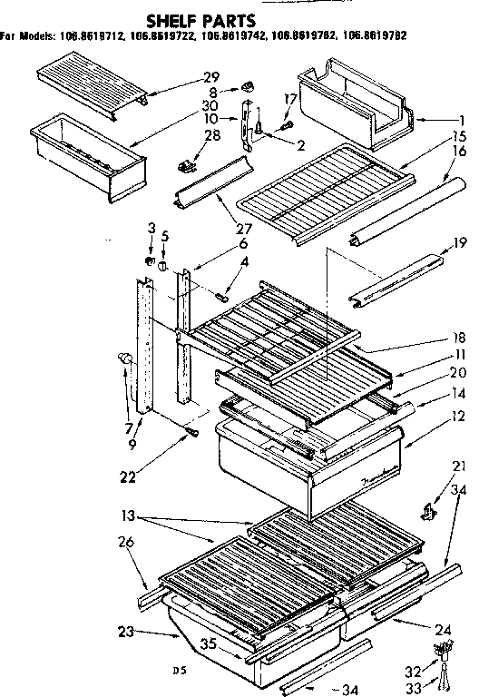 SHELF PARTS