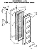 Freezer door parts