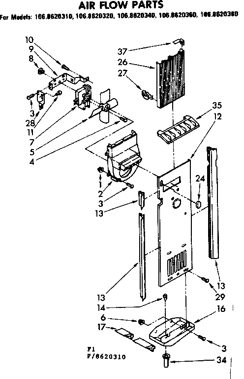 Air flow parts