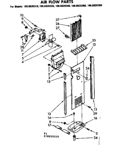 Air flow parts