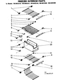 Freezer interior parts