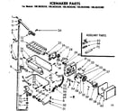 Kenmore 1068620320 icemaker parts diagram