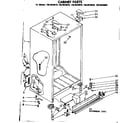 Kenmore 1068620610 cabinet parts diagram