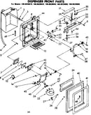 Dispenser front parts