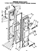Freezer door parts