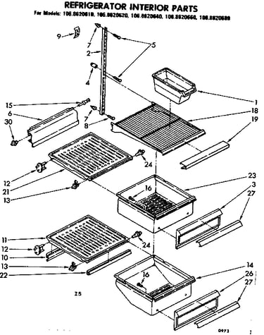 Interior parts