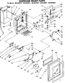Dispenser front parts
