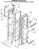 Freezer door parts
