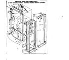 Kenmore 1068620643 breaker trim and liner parts diagram