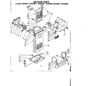 Kenmore 1068620673 air flow parts diagram