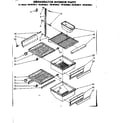 Kenmore 1068620643 interior parts diagram