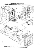 Dispenser front parts