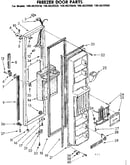 Freezer door parts