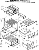 Refrigerator interior parts