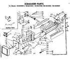 Kenmore 1068620910 icemaker parts diagram
