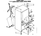 Kenmore 1068624310 cabinet parts diagram